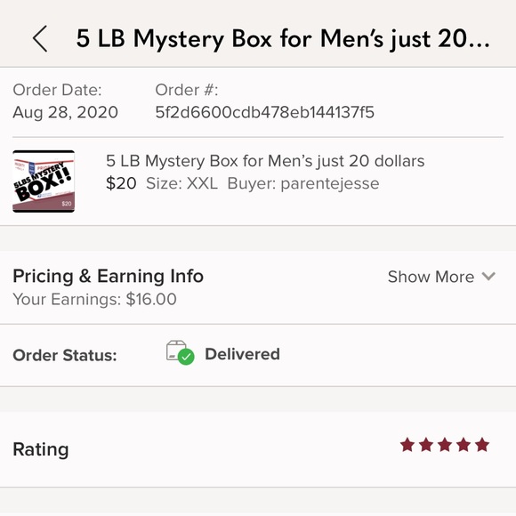 5 LB Mystery Box for Men’s just 50 dollars - Picture 6 of 16